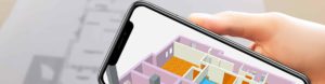 AiroldiAR - Augmented Reality permette ai clienti di AIROLDI Edilizia di entrare virtualmente negli ambienti in costruzione attraverso il proprio device.